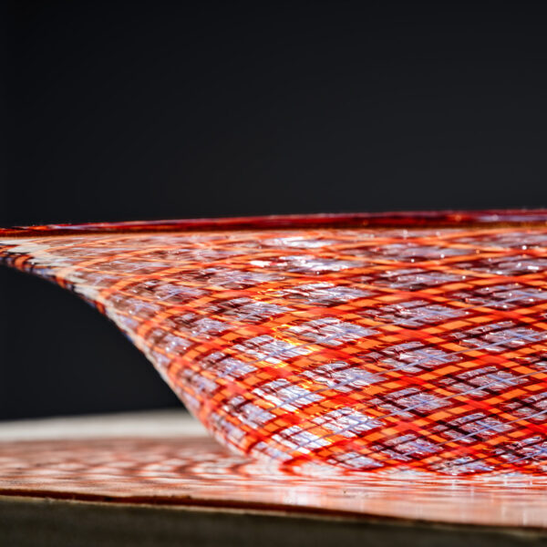 Coupe « Reticello » en verre soufflé, MVM Cappellin, Murano, vers 1930, vue 5