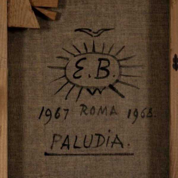 « Paludia », huile sur toile, Eugène Berman (1899-1972), 1967-1968, vue 5