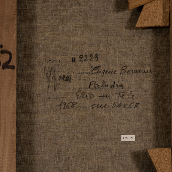 « Paludia », huile sur toile, Eugène Berman (1899-1972), 1967-1968, vue 6