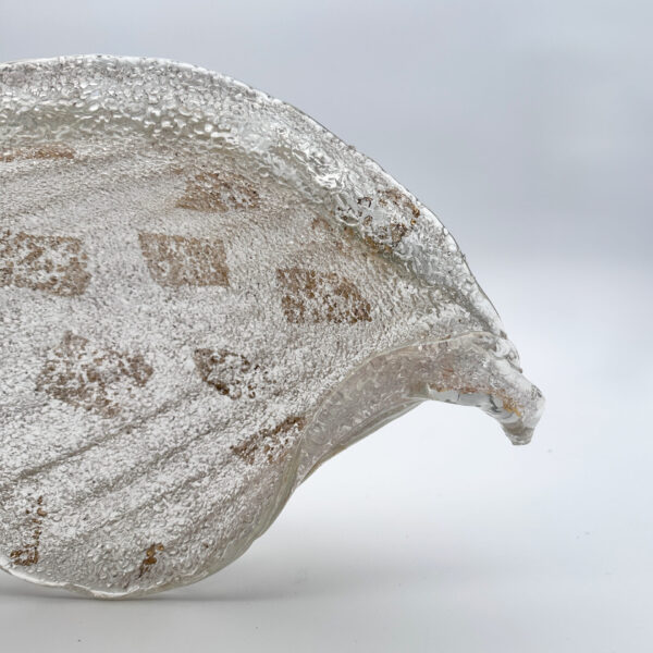 “Rugiadoso” conch in glass and gold leaf, Ercole Barovier (1889-1974) for Barovier & Toso, circa 1940, view 6