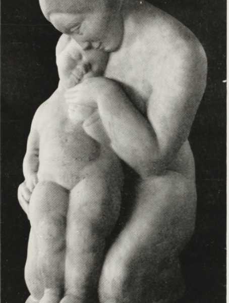 “Tendresse”, stone sculpture, Émile Just Bachelet (1892-1981), circa 1930, view 7