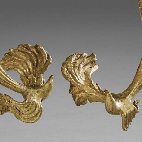 Paire d’appliques aux colombes en bronze patiné, Sylva Bernt (1910-1995), vers 1950, vue 2