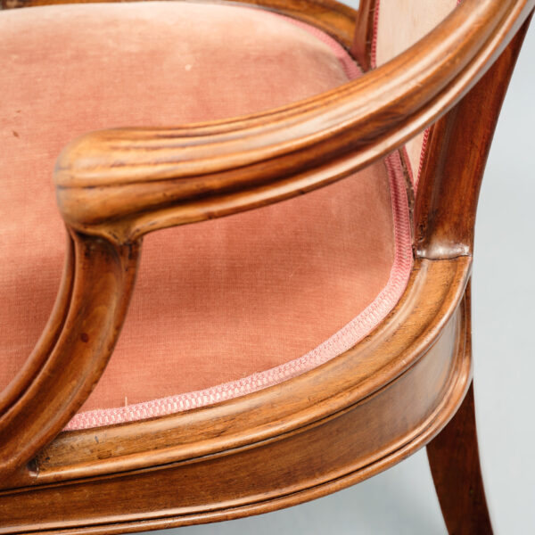 “Les Tomates” high-back armchair, Louis Majorelle (1859-1926), circa 1904, view 6