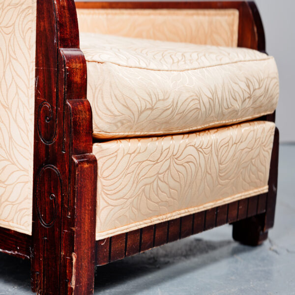 Pair of “Niagara” armchairs, Maurice Dufrêne (1876-1955), circa 1920, view 2