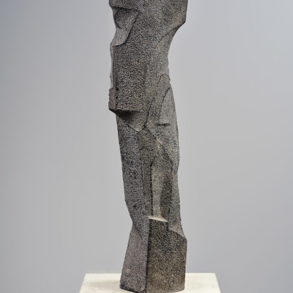 « Gamme chromatique », sculpture en basalte, Antonio Davila (1934-1993), 1986, vue 4