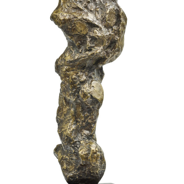 « Personnage tourmenté » en bronze doré, Gérard Koch (1926-2014), 1969, vue 2