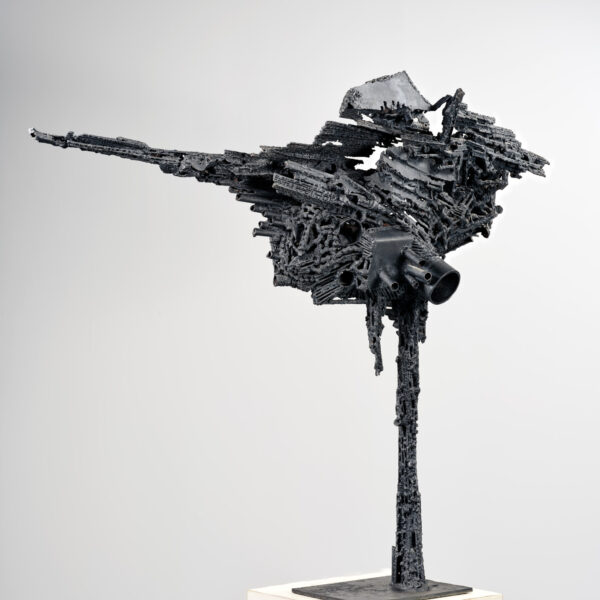 Sculpture en fer soudé, Paul Van Gysegem (né en 1935), vers 1995, vue 4