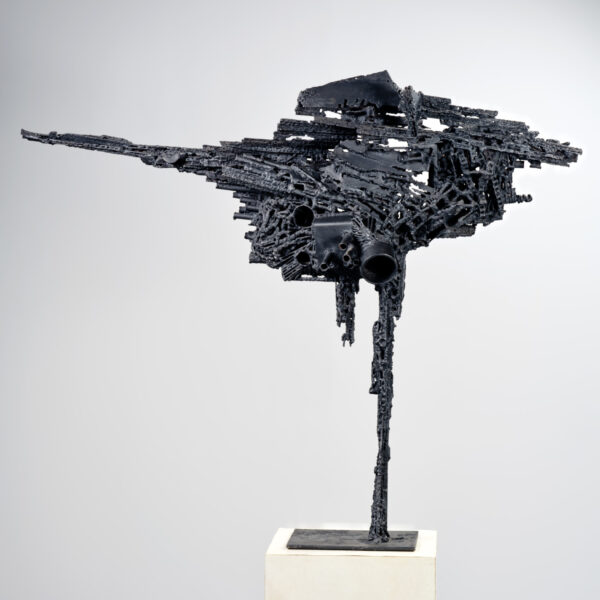 Sculpture en fer soudé, Paul Van Gysegem (né en 1935), vers 1995, vue 7