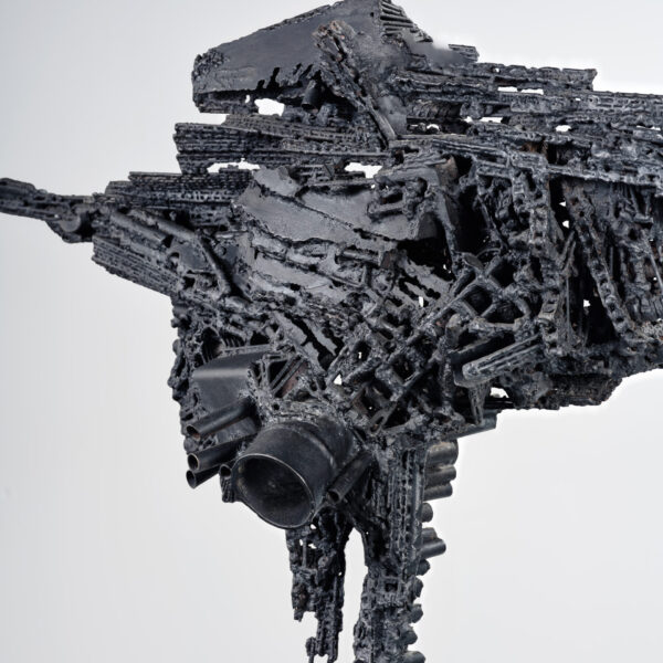 Sculpture en fer soudé, Paul Van Gysegem (né en 1935), vers 1995, vue 8