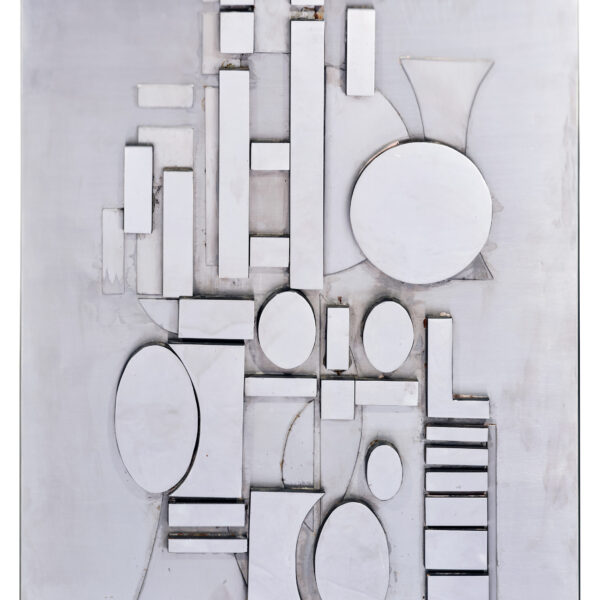 Midaform « Anou » en acier et bois peint, Michel Degand (1934-2021), 1978, vue 2