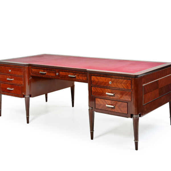 Bureau en palissandre et son siège, Maison Dominique, 1935-1940, vue 2