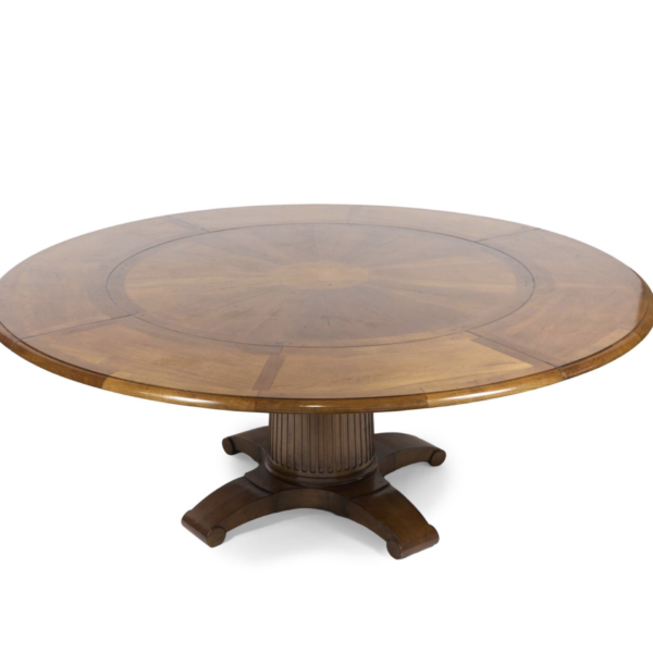 Round extending table, attributed to Alfred Porteneuve (1896-1949), circa 1940, view 6