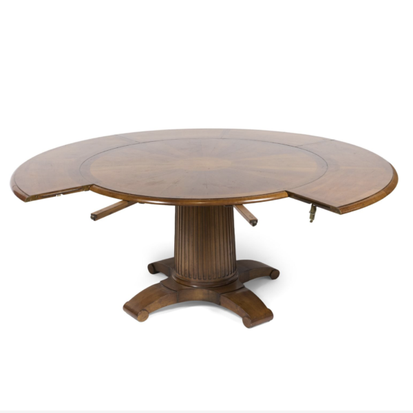 Round extending table, attributed to Alfred Porteneuve (1896-1949), circa 1940, view 5