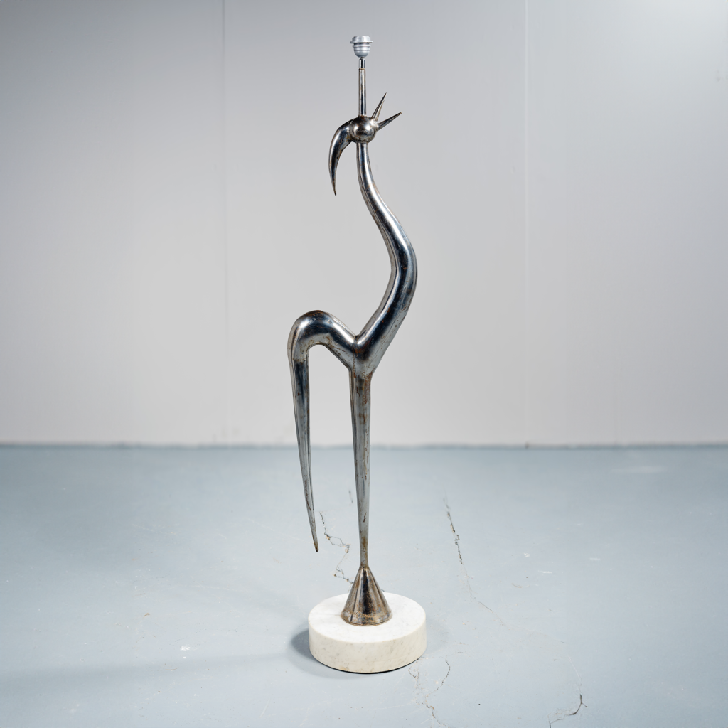 Sculpture « Oiseau » en métal soudé, René Broissand (né en 1928), 1972