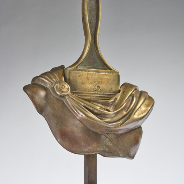 Buste stylisé en bronze, Andrey Lekarski (né en 1940), 1992, vue 2