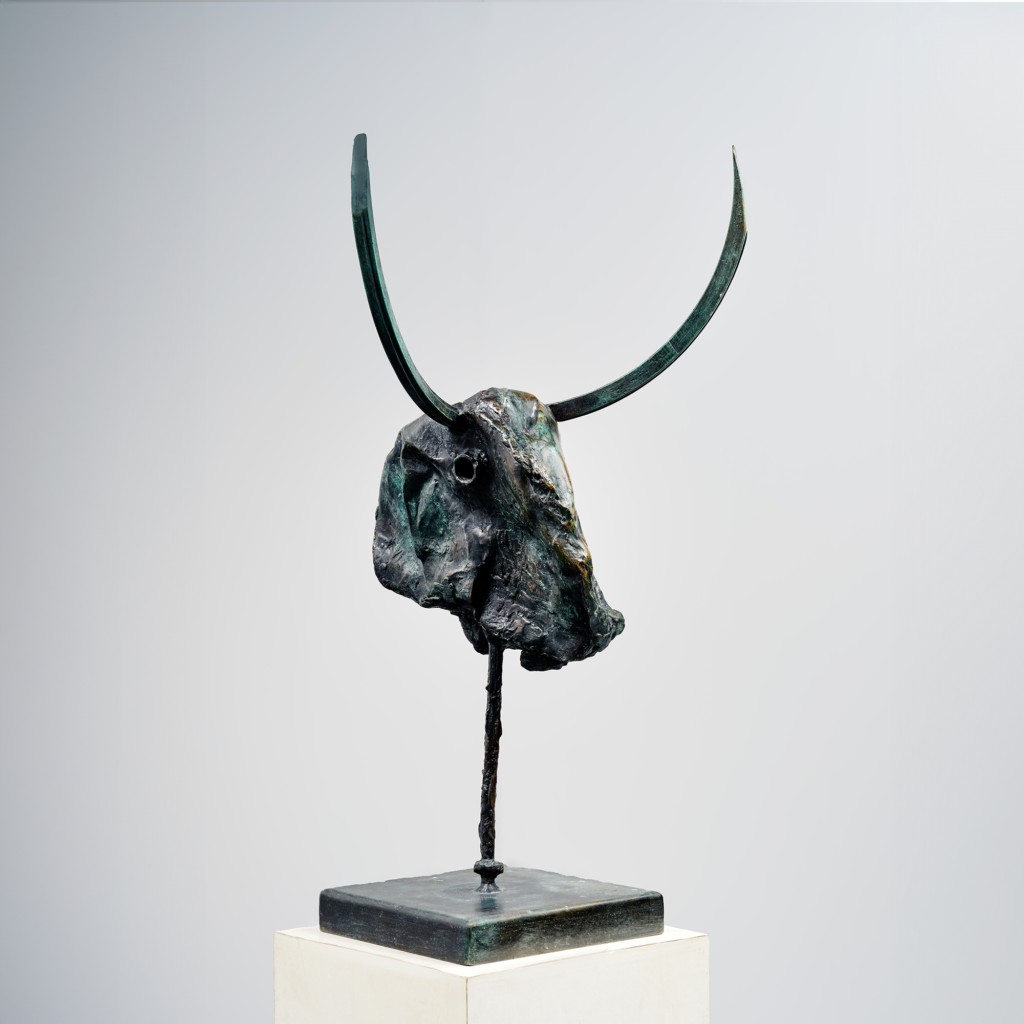 Sculpture en bronze patiné, pièce unique, Joël Roux (né en 1948), 2006
