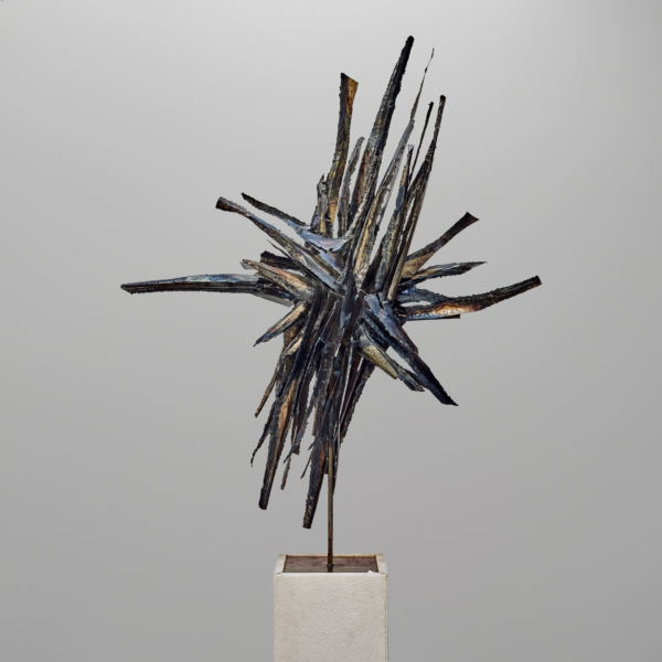 Caroline Lee Guerlain’s Stars sculpture métal soudé années 1960 signée datée LEE 66 94 × 28 × 24 cm