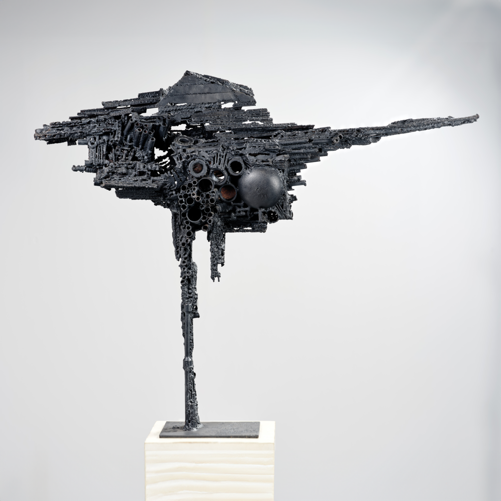 Sculpture en fer soudé, Paul Van Gysegem (né en 1935), vers 1995
