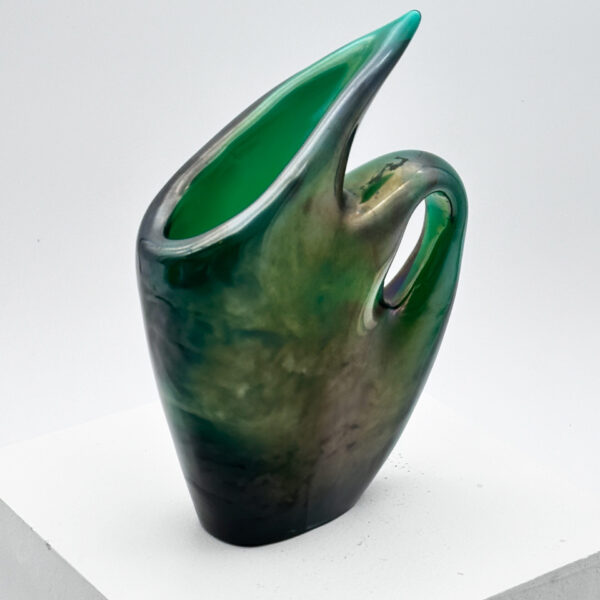 “Anse Volante” vase in iridescent glass, Giorgio Ferro (b. 1931) for A.V.E.M., circa 1950, view 3