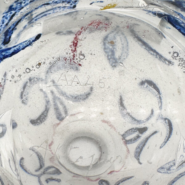 Vase « Unica » en cristal à fleurs de lys, A.D. Copier (1901-1991) pour Leerdam, vers 1949, vue 4
