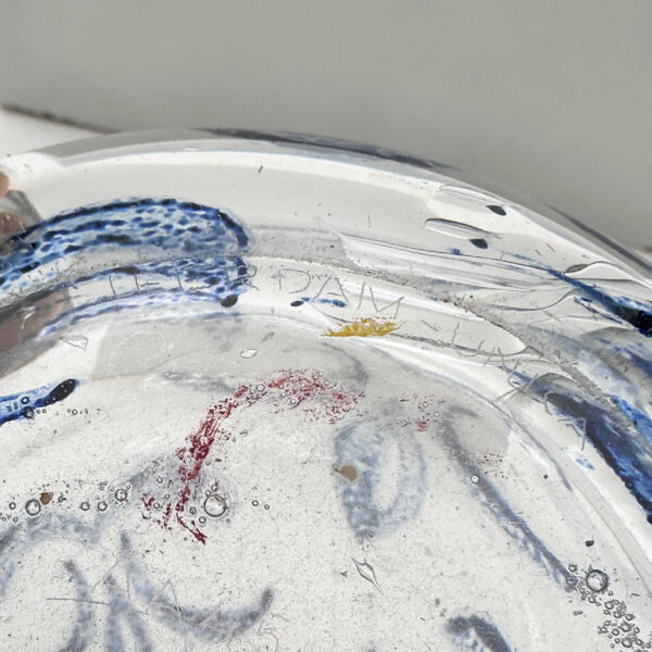 Vase « Unica » en cristal à fleurs de lys, A.D. Copier (1901-1991) pour Leerdam, vers 1949, vue 3