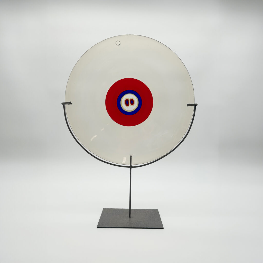 Plat sculpture « Occhio » 92/200, Tapio Wirkkala (1915-1985) pour Venini, vers 1991