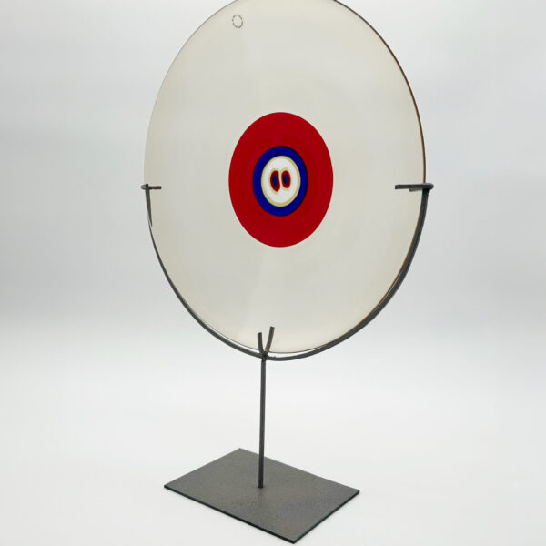 Plat sculpture « Occhio » 92/200, Tapio Wirkkala (1915-1985) pour Venini, vers 1991, vue 2