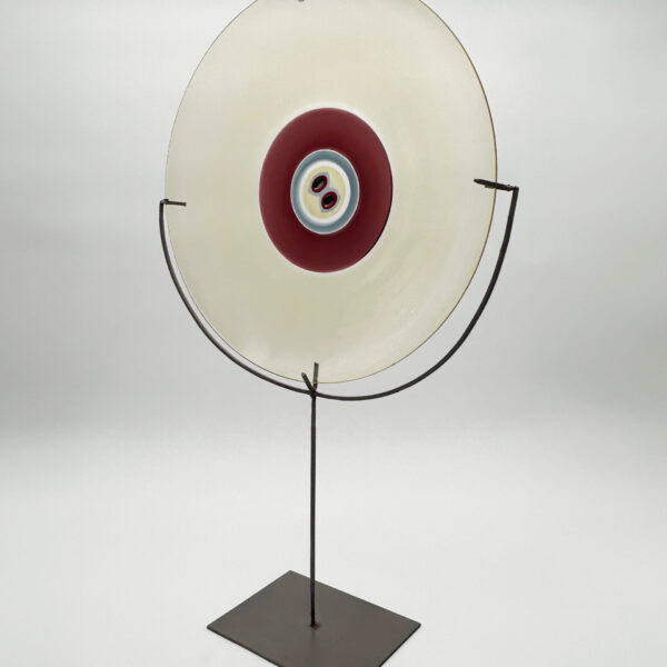 Plat sculpture « Occhio », Tapio Wirkkala (1915-1985) pour Venini, 1986, vue 2