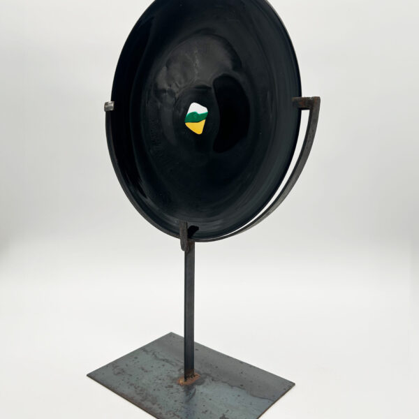 Dish in black glass with murrine, Luciano Gaspari (1913-2007) for Salviati, circa 1966, view 2