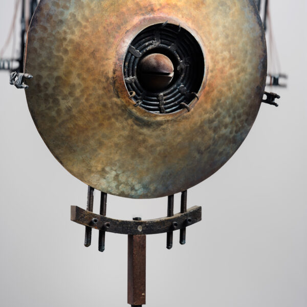 Sculpture « Composition à la coiffe de plume », Frédéric Barnley (né en 1954), 1994, vue 4