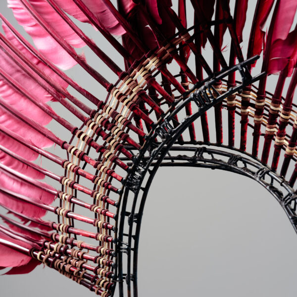Sculpture « Composition à la coiffe de plume », Frédéric Barnley (né en 1954), 1994, vue 7