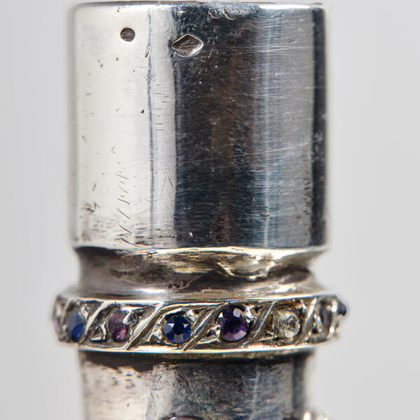 Pommeau de canne en argent, Gustave Sandoz, Paris, fin XIXe siècle, vue 3