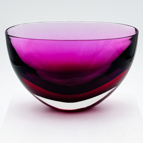 Large “Sommerso” bowl in purple glass, Flavio Poli (1900-1984) for Seguso, circa 1954, view 2