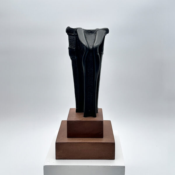 Leonardo Delfino Le Mystère 1986 bronze patine noire signé Delfino 86 E.A. 2 Blanchet fondeur