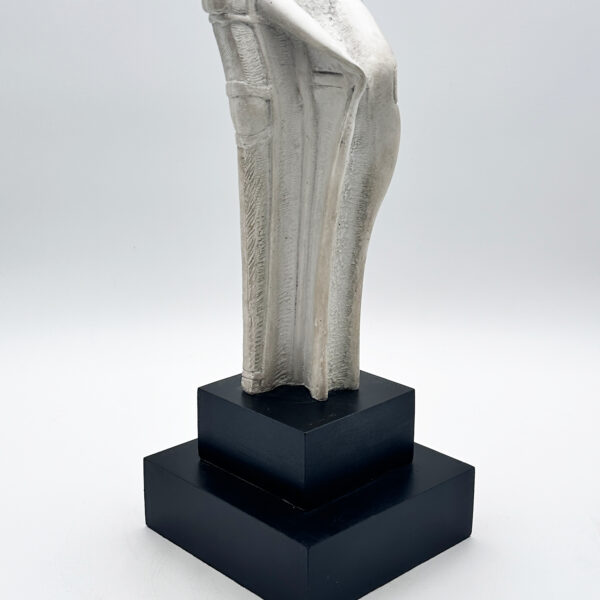Sculpture « Le Mystère » en plâtre original, Leonardo Delfino (1928-2022), 1986, vue 2