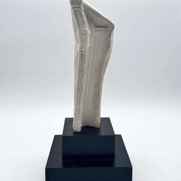 Sculpture « Le Mystère » en plâtre original, Leonardo Delfino (1928-2022), 1986, vue 3