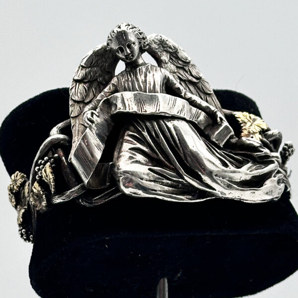 Bracelet néo-gothique en argent et vermeil, Charles-Louis Wagner et Frédéric-Jules Rudolphi, vers 1840, vue 3