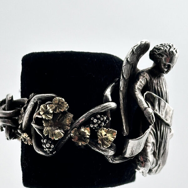 Bracelet néo-gothique en argent et vermeil, Charles-Louis Wagner et Frédéric-Jules Rudolphi, vers 1840, vue 5