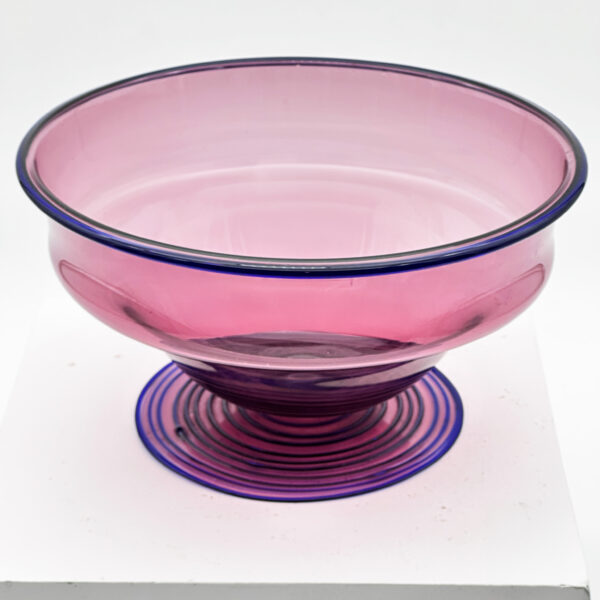 Coupe en verre soufflé améthyste, Vittorio Zecchin (1878-1947) pour MVM Cappellin, vers 1925, vue 3