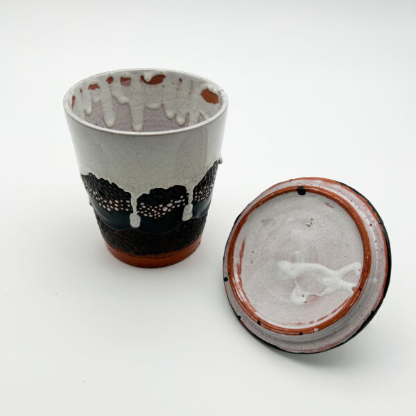 Covered ceramic box with a dog, Primavera and CAB Bordeaux, circa 1928, view 6