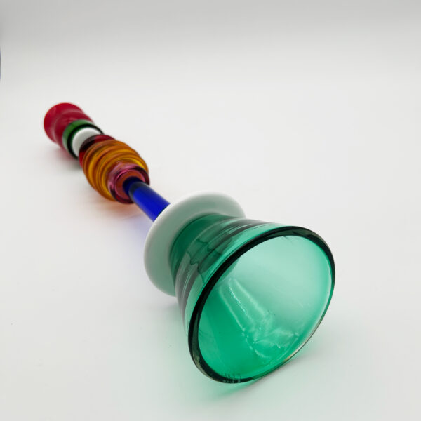 Vase-sculpture « Ananke », Ettore Sottsass (1917-2007) pour Memphis et Toso, vers 1986, vue 2