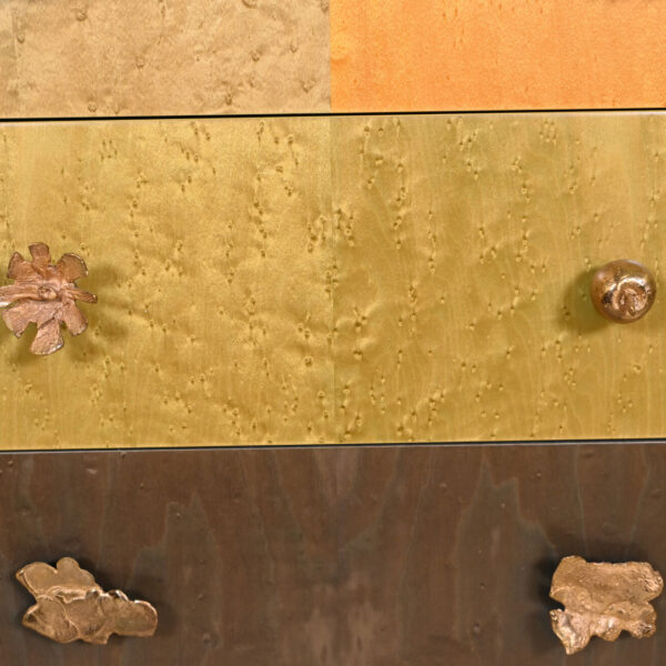 Semainier en loupe d’orme, Alik Cavaliere (1926-1998) pour Zanotta, années 1990, vue 7