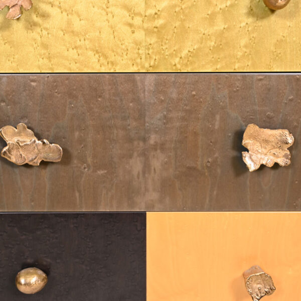Semainier en loupe d’orme, Alik Cavaliere (1926-1998) pour Zanotta, années 1990, vue 6