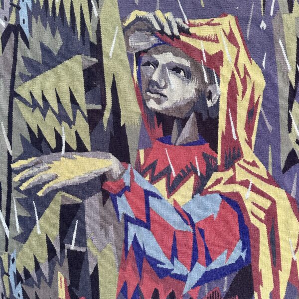 Tapisserie « La Pluie », Lucien Coutaud (1904-1977), 1946, vue 4