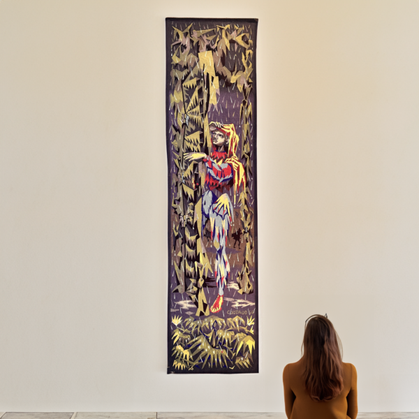 Lucien Coutaud La Pluie tapisserie 1946 numéro d’atelier 9582