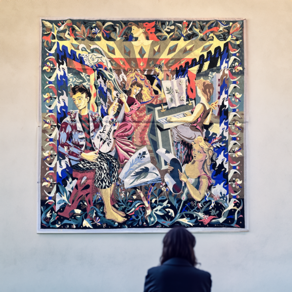 Lucien Coutaud Musique de chambre tapisserie 1940 ateliers Pinton Compagnie des Arts Français 9585