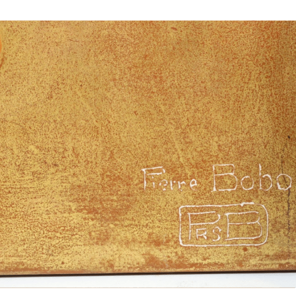 Panneau en laque et feuilles d’or « Violons et clarinettes », Pierre Bobot (1902-1974), vue 3