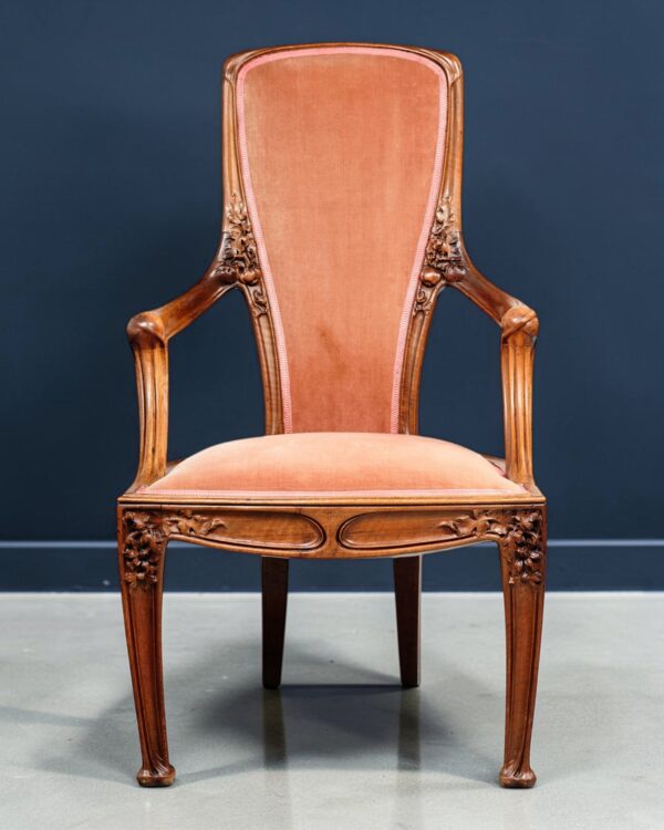 Fauteuil à haut dossier « Les Tomates », vers 1904