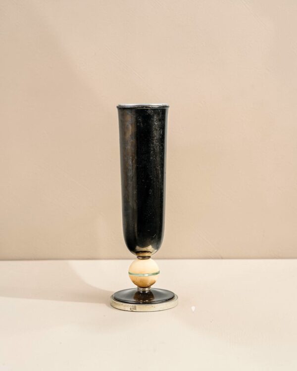Grande lampe Art déco en ébène, attribuée à Ernest Boiceau (1881-1950), vers 1925