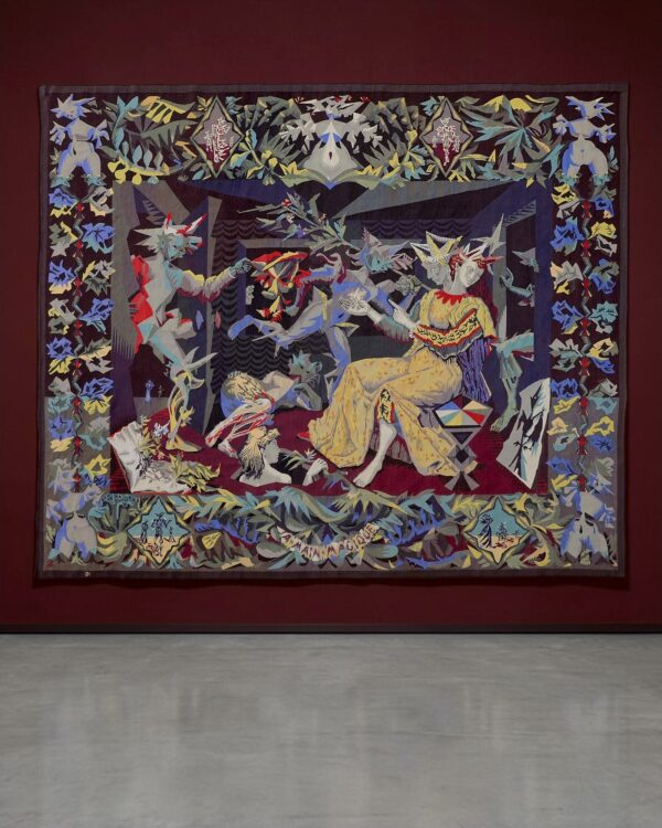 Tapisserie d’Aubusson « La Main magique », Lucien Coutaud (1904-1977), 1944